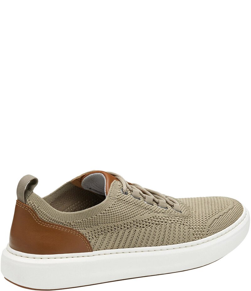 ジョンストンアンドマーフィー メンズ シューズ ドレスシューズ Johnston & Murphy Men's Anders Knit U-Throat Slip On Sneakers Taupe