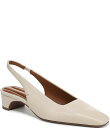 【送料無料】 フランコサルト レディース ヒール シューズ Lyanna Leather Slingback Pumps Ivory White