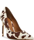 【送料無料】 スティーブ マデン レディース ヒール シューズ Noir-C Cow Print Haircalf Pointed Toe Stiletto P...