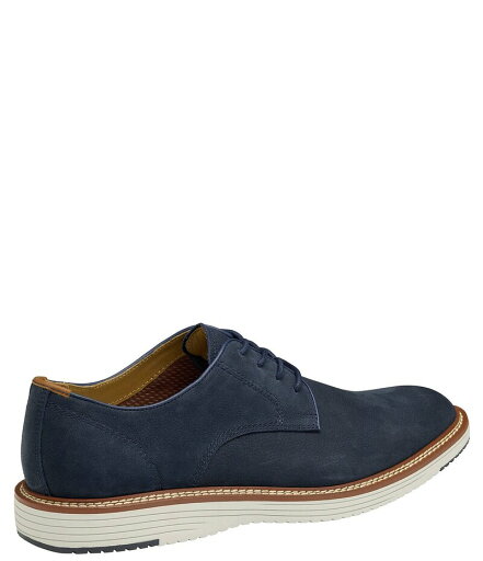 【送料無料】 ジョンストンアンドマーフィー メンズ ドレスシューズ シューズ Men's Upton Nubuck Plain Toe Lace Up Oxfords Navy