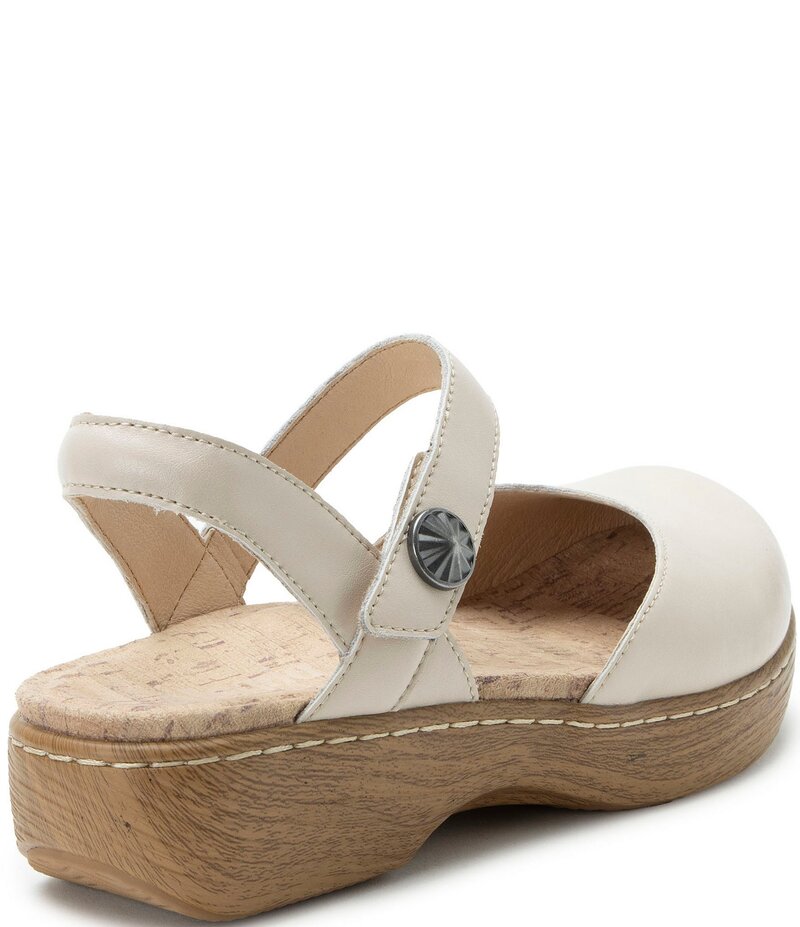 【送料無料】 アレグリア レディース サンダル シューズ Opal Leather Ankle Strap Clogs Oatのサムネイル