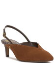 【送料無料】 ヴィンスカムート レディース ヒール シューズ Kylien Suede Slingback Kitten Heel Pumps Burnt Su...