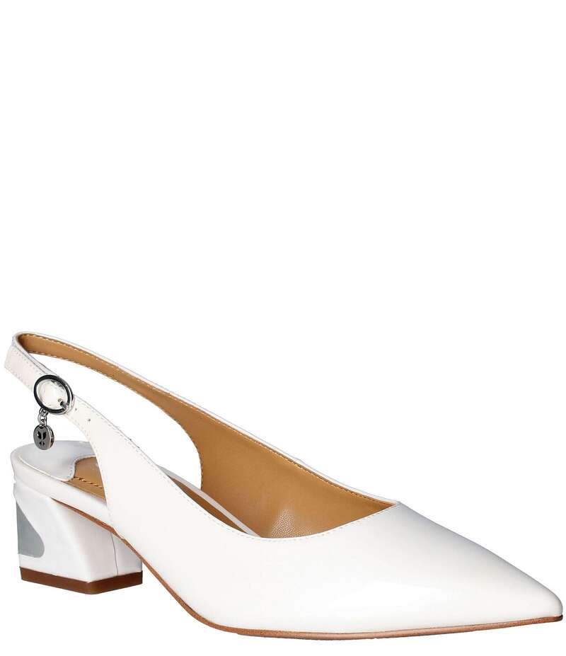 【送料無料】 ジェイレニー レディース ヒール シューズ Shayanne Patent Slingback Pumps Black Patent