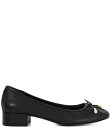 【送料無料】 デューンロンドン レディース ヒール シューズ Amazing Leather Pleated Bow Pumps Black