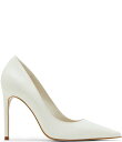 【送料無料】 スティーブ マデン レディース ヒール シューズ Noir Leather Pointed Toe Stiletto Pumps White