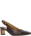 【送料無料】 ジェイレニー レディース ヒール シューズ Hadyn Lizard Print Block Heel Slingback Pumps Cogna...