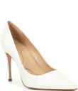 【送料無料】 ジャンビニ レディース ヒール シューズ Sampras Leather Pointed Toe Pumps NY White