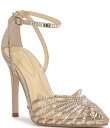 【送料無料】 ジェシカシンプソン レディース ヒール シューズ Paveri Strappy Rhinestone Embellished Caged Dres...
