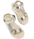 【送料無料】 カートジェイガーロンドン レディース サンダル シューズ Orion Metallic Leather Slingback Wedge Sandals Bone/Silver/Gold(4)