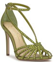 【送料無料】 ジェシカシンプソン レディース ヒール シューズ Jittale Satin Rhinestone Strappy Dress Pumps Bot...