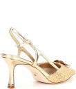 【送料無料】 アントニオ メラーニ レディース ヒール シューズ x Style by Simkins Lisa Raffia Ornamented Sling...