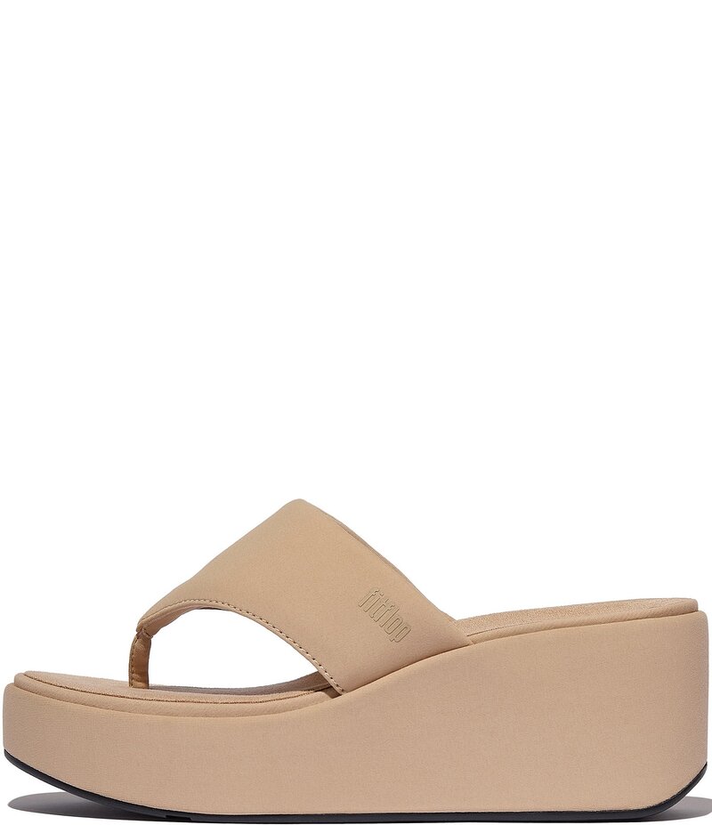 フィットフロップ レディース シューズ サンダル プラットフォーム FitFlop Platform Wedge Toe-Post Sandals Classic Beige ベージュ