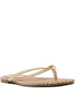 【送料無料】 スティーブ マデン レディース サンダル シューズ Marella Leather Thong Sandals Gold(4)