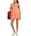 【送料無料】 フリーピープル レディース シャツ トップス FP Movement Hot Shot V-Neck Sleeveless Patch Pocket Mini Dress Neon Coral