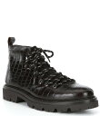 【送料無料】 カートジェイガーロンドン メンズ ブーツ・レインブーツ シューズ Men's Coniston Croco Leather Boots Brown