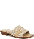 【送料無料】 サムエデルマン レディース サンダル シューズ Stevie Raffia Signature Logo Slide Sandals Natural Multi