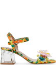 【送料無料】 ベッツィジョンソン レディース ヒール シューズ Cinthia Floral Print Clear Block Heel Dress Sand...
