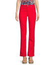 【送料無料】 ジョーンズニューヨーク レディース カジュアルパンツ ボトムス Lexington Straight Ankle Pants Rouge