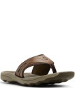 【送料無料】 スペリー メンズ サンダル シューズ Men's Outer Banks Leather Flip Flops Brown