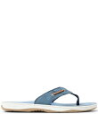 【送料無料】 スペリー メンズ サンダル シューズ Men's Baitfish Nubuck Leather Flip Flops Dust Blue
