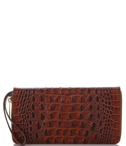 【送料無料】 ブランミン レディース 財布 アクセサリー Melbourne Collection Skyler Crocodile-Embossed Travel Wallet Pecan 【送料無料】 ブランミン レディース 財布 アクセサリー Melbourne Collection Skyler Crocodile-Embossed Travel Wallet Pecan