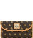 【送料無料】 ドーネイアンドバーク レディース 財布 アクセサリー Blakely Collection Signature Logo Continental ...