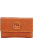 【送料無料】 ドーネイアンドバーク レディース 財布 アクセサリー Florentine Collection Leather Flap Wallet Natural(4)