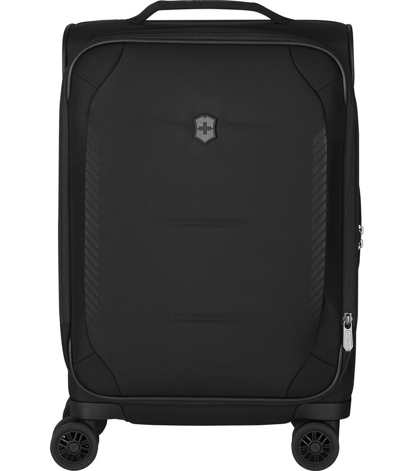 【送料無料】 ビクトリノックス レディース スーツケース バッグ Crosslight Frequent Flyer 21 Softside Carry On Spinner Suitcase Black