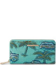 【送料無料】 ブランミン レディース 財布 アクセサリー Copa Cabana Collection Tropic Blue Suri Wallet Trop...