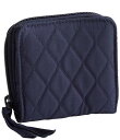【送料無料】 ベラブラッドリー レディース 財布 アクセサリー Premium Cotton Small Zip Around Wallet Peacoat