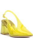 【送料無料】 ジェシカシンプソン レディース ヒール シューズ Syrina Clear Slingback Pumps Bright Yellow