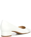【送料無料】 アレックスマリー レディース ヒール シューズ Norah Leather D'Orsay Kitten Heel Pumps White