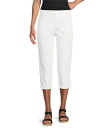 【送料無料】 イントロ レディース カジュアルパンツ ボトムス Stretch Pull-On Capri Pants Bright White