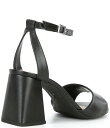 【送料無料】 ジービー レディース ヒール シューズ Pretty-Please Leather Ankle Strap Block Heel Dress Sa...