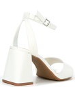 【送料無料】 ジービー レディース ヒール シューズ Pretty-Please Leather Ankle Strap Block Heel Dress Sa...
