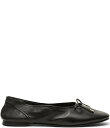 【送料無料】 スティーブ マデン レディース パンプス シューズ Jester Leather Bow Detail Ballet Flats Black