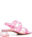 【送料無料】 アレックスマリー レディース ヒール シューズ Brooklynn Clear Double Banded Block Heel Sandals ...