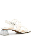 【送料無料】 アレックスマリー レディース ヒール シューズ Brooklynn Clear Double Banded Block Heel Sandals ...