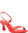 【送料無料】 ジービー レディース ヒール シューズ Check-Mate Leather Strappy Dress Sandals Bright Red