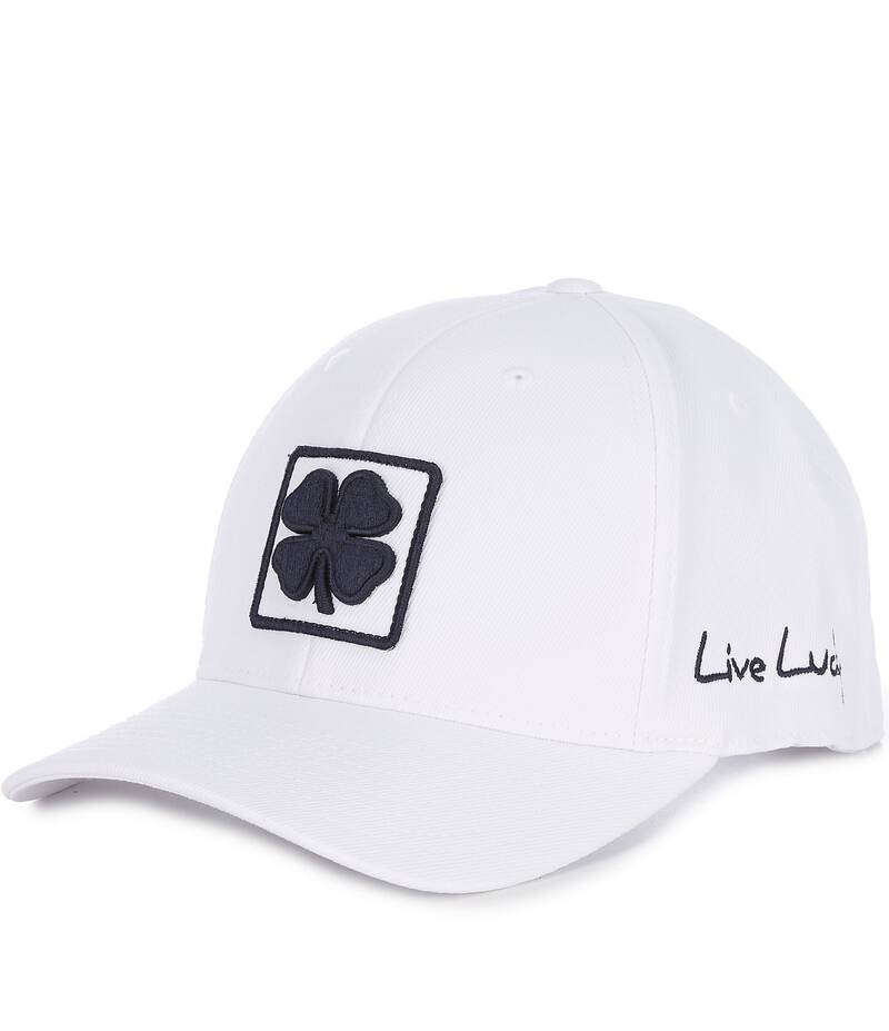 ブラック クローバー メンズ アクセサリー 帽子 BLACK CLOVER Boxed In Luck Adjustable Hat White ホワイト