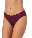 【送料無料】 レミステレー レディース パンツ アンダーウェア Lace Allure Microfiber Bikini Panty Blackberry