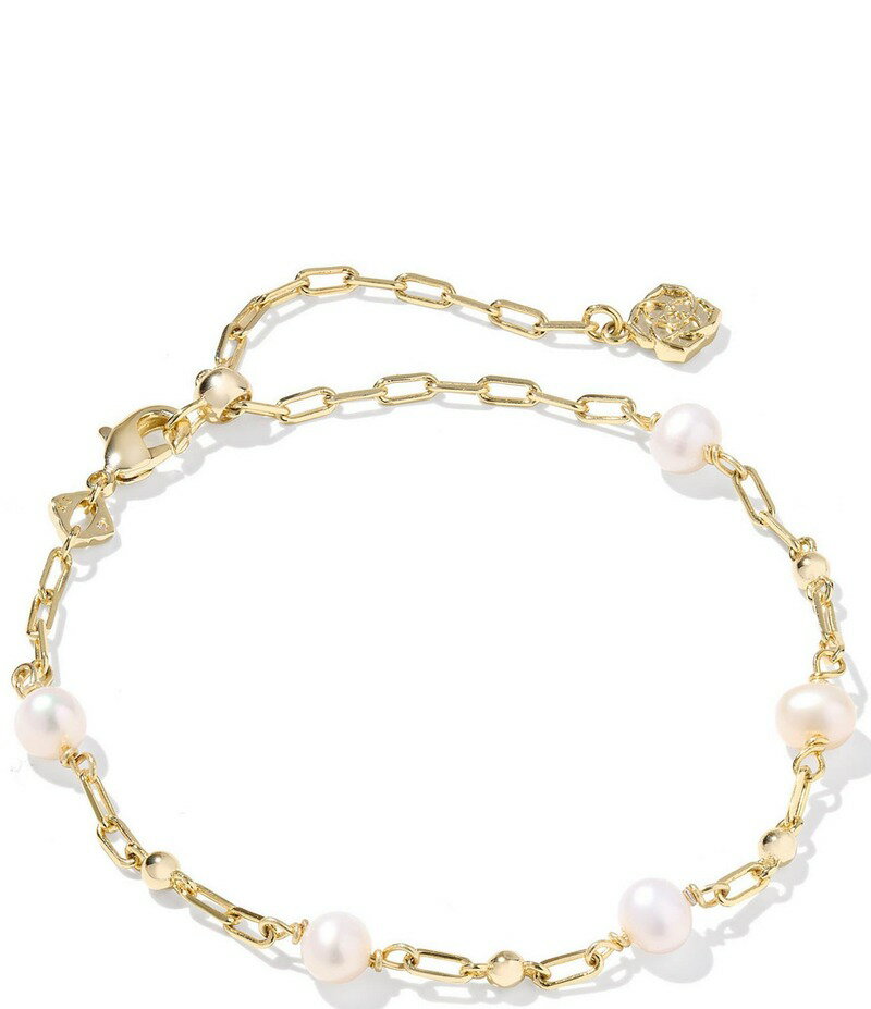 ケンドラスコット レディース アクセサリー ブレスレット・バングル・アンクレット Kendra Scott Ashton Freshwater Pearl Delicate Chain Line Bracelet Gold Freshwater Cultured Pearl パール(4)
