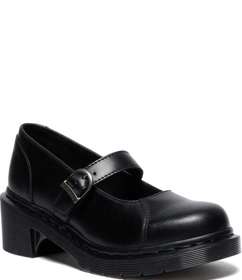 ドクターマーチン レディース シューズ ヒール レザー Dr. Martens Alderstone Leather Mary Jane Pump..