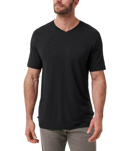 【送料無料】 トラビスマヒュー メンズ シャツ トップス Cloud Stretch Short Sleeve V-Neck T-Shirt Black 【送料無料】 トラビスマヒュー メンズ シャツ トップス Cloud Stretch Short Sleeve V-Neck T-Shirt Black