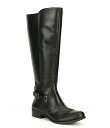 ジャンビニ レディース ブーツ・レインブーツ シューズ Kassander Leather Studded Block Heel Riding Boots Black