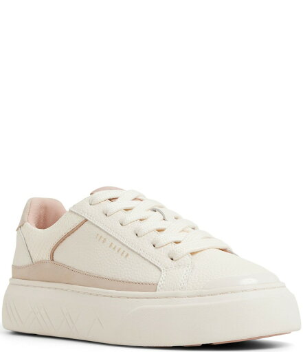 【送料無料】 テッドベーカー レディース カジュアルパンツ ボトムス Women's Adison Snake Paneled Leather Platform Sneakers Ivory 【送料無料】 テッドベーカー レディース カジュアルパンツ ボトムス Women's Adison Snake Paneled Leather Platform Sneakers Ivory