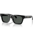 【送料無料】 ヴェルサーチ レディース サングラス・アイウェア アクセサリー Women's VE4486 52mm Square Sunglasses Black/Dark Grey