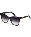 【送料無料】 クエイ レディース サングラス・アイウェア アクセサリー Women's After Party 54mm Square Sunglasses Matte Black/Black Fade