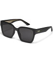 【送料無料】 クエイ レディース サングラス・アイウェア アクセサリー Unisex Drive In 51mm Polarized Square Sunglasses Black/Black Polarized