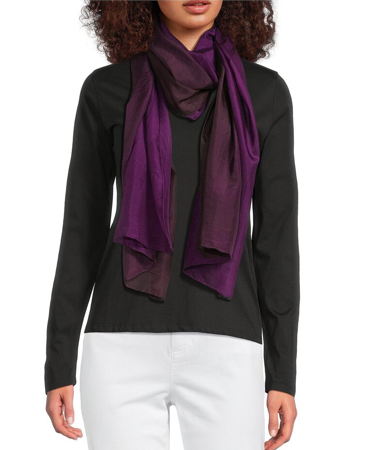 エイリーンフィッシャー レディース アクセサリー マフラー・ストール・スカーフ シルク Eileen Fisher..